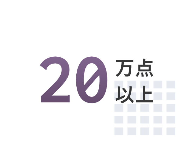 40万点以上